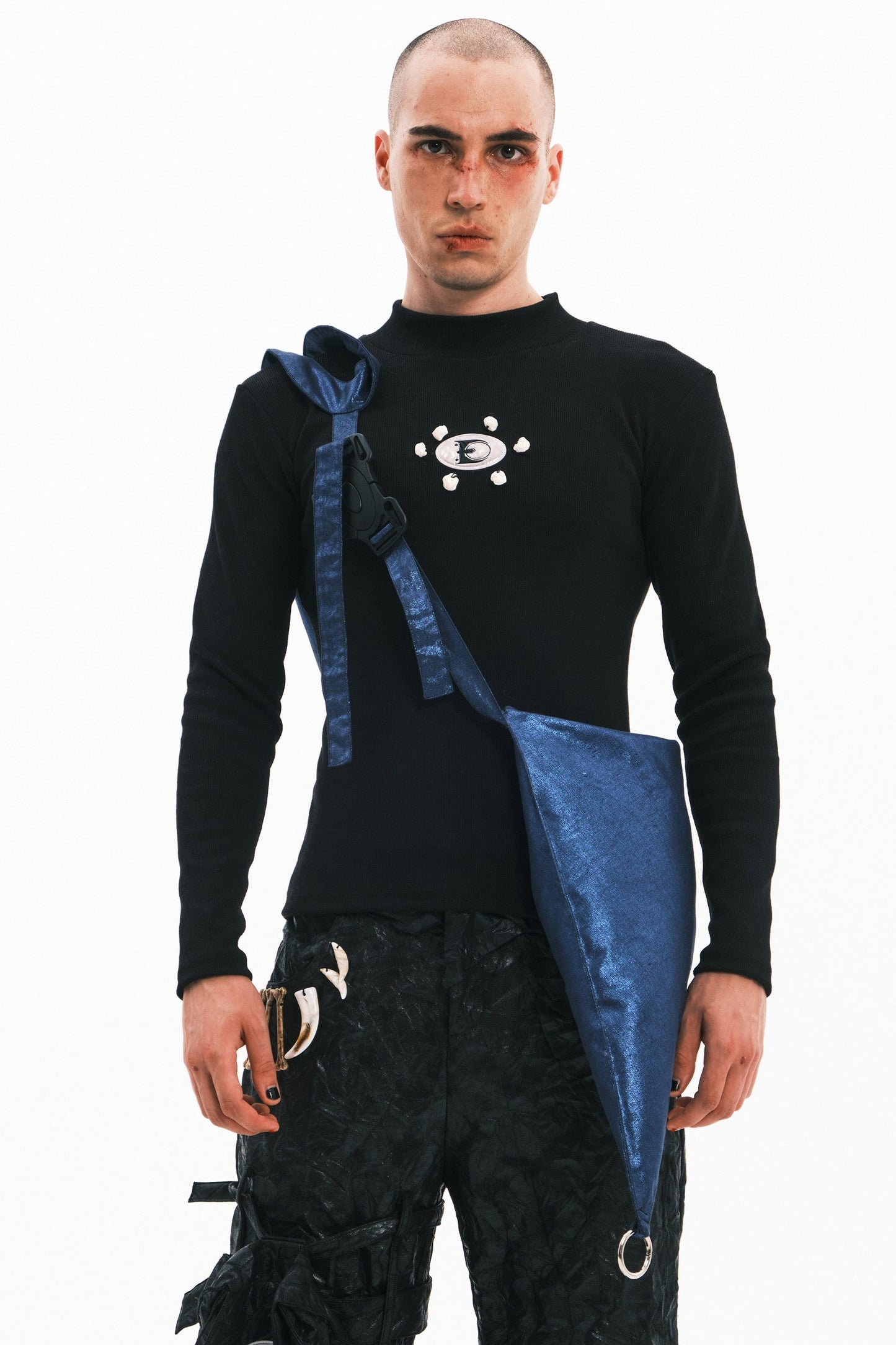 Stylish Metallic Thorn Tote