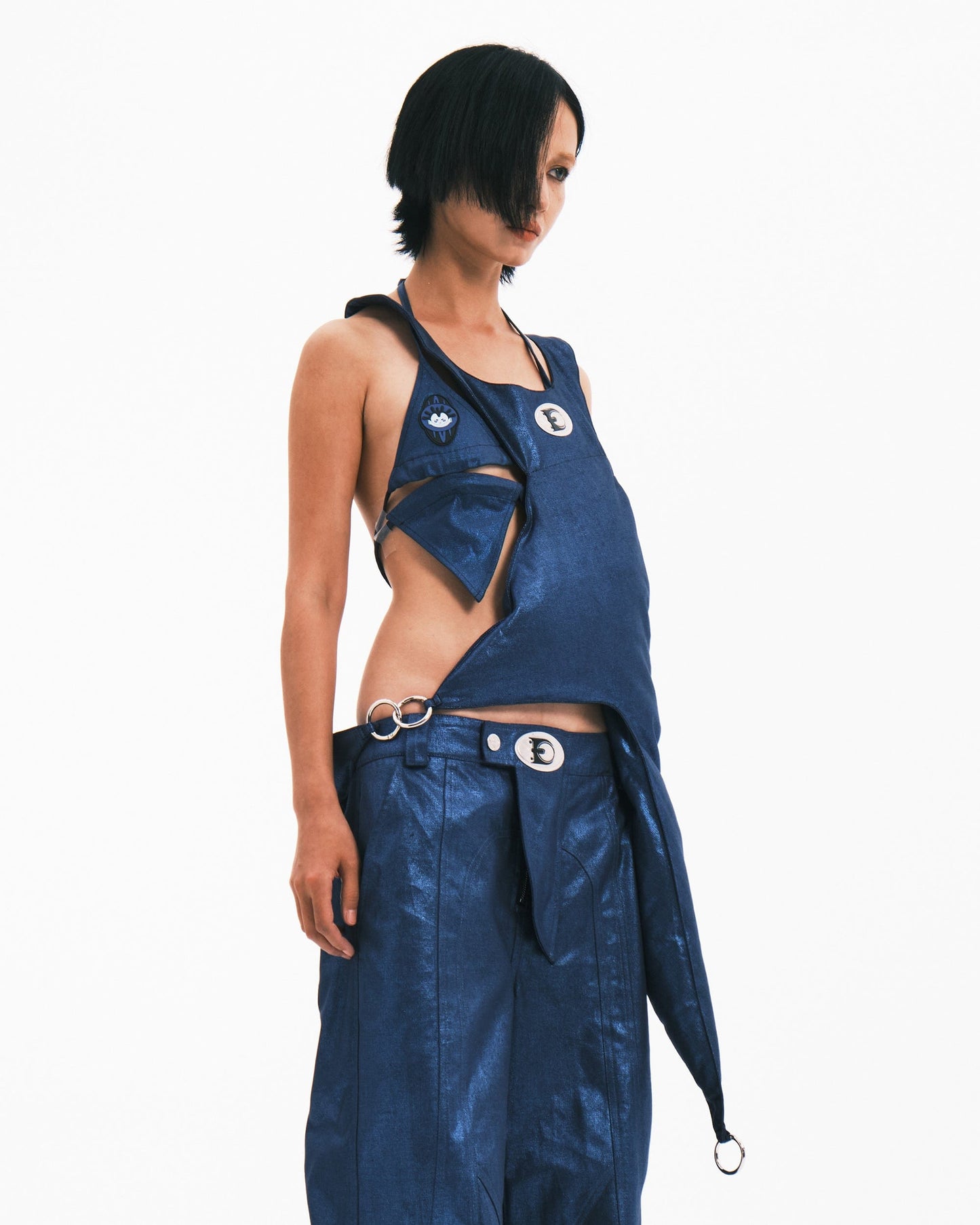 Stylish Metallic Thorn Tote