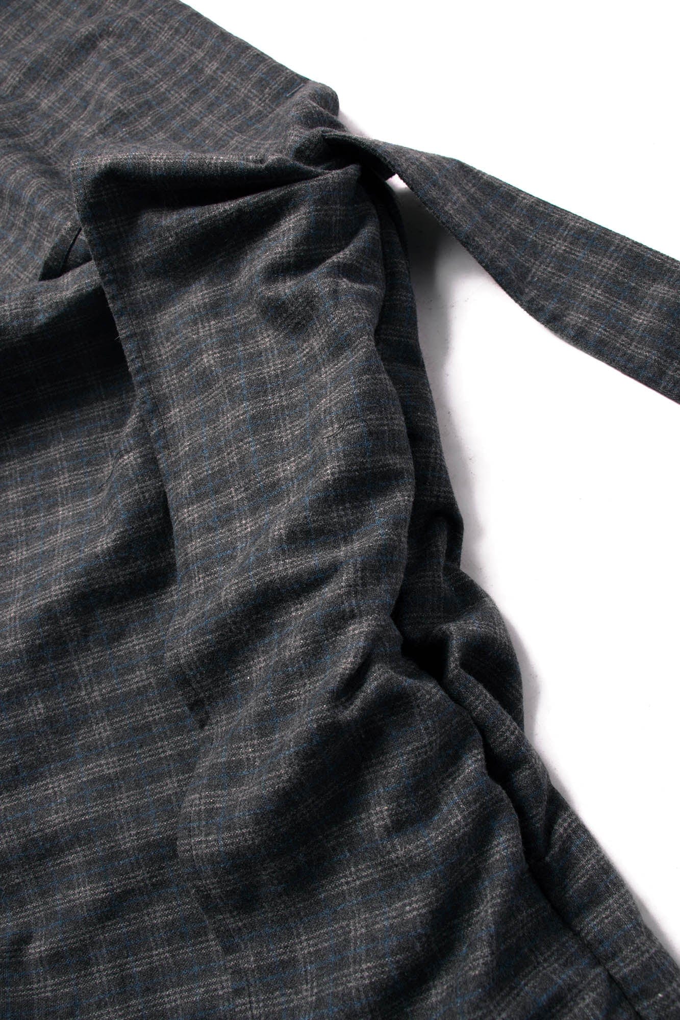 Stylish Plaid Wool Hobo Bag