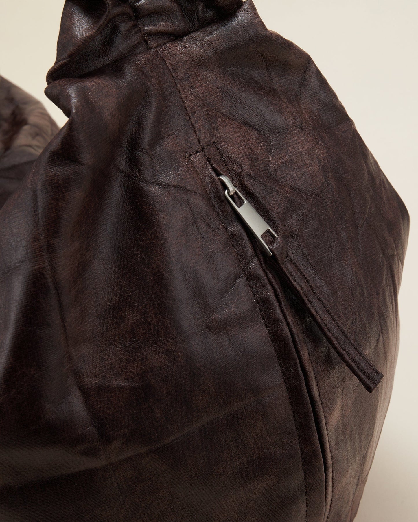 Stylish Crescent Wrinkle Tote