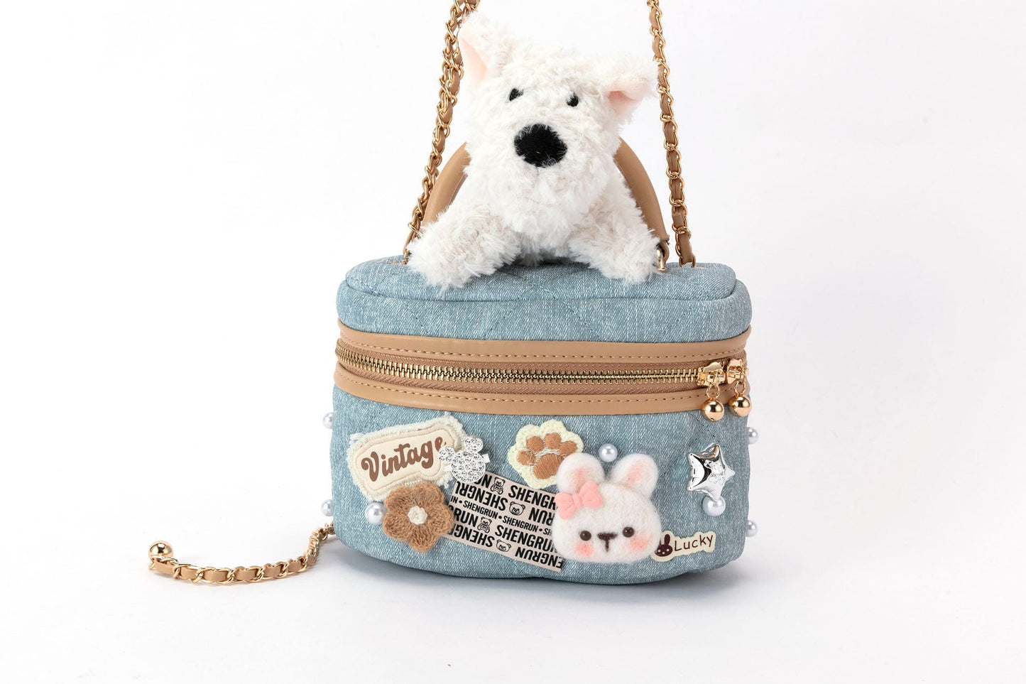 Delightful Dog-Themed Crossbody Bag
