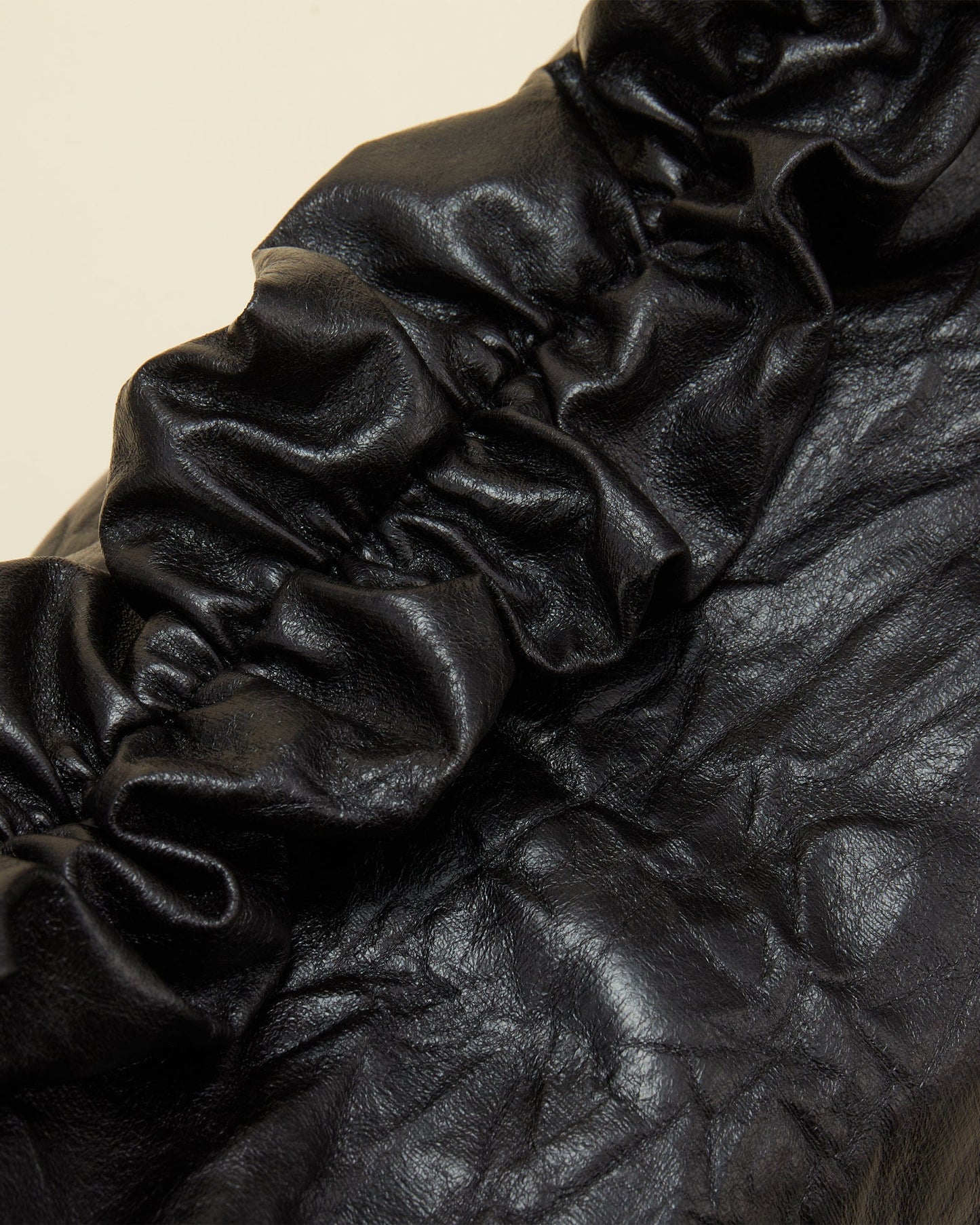 Stylish Crescent Wrinkle Tote