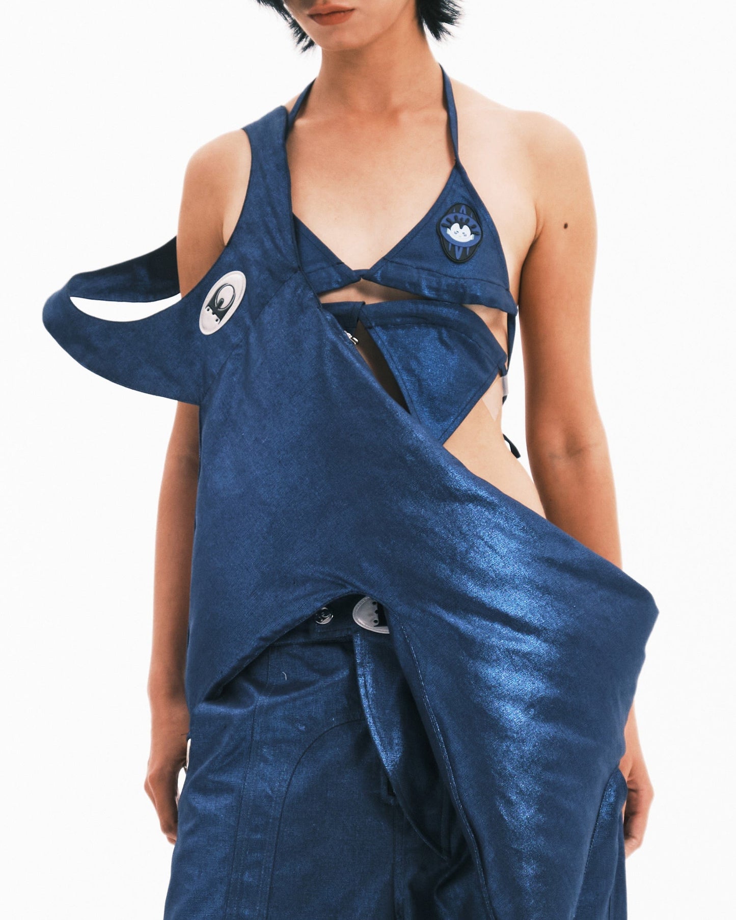 Stylish Metallic Thorn Tote