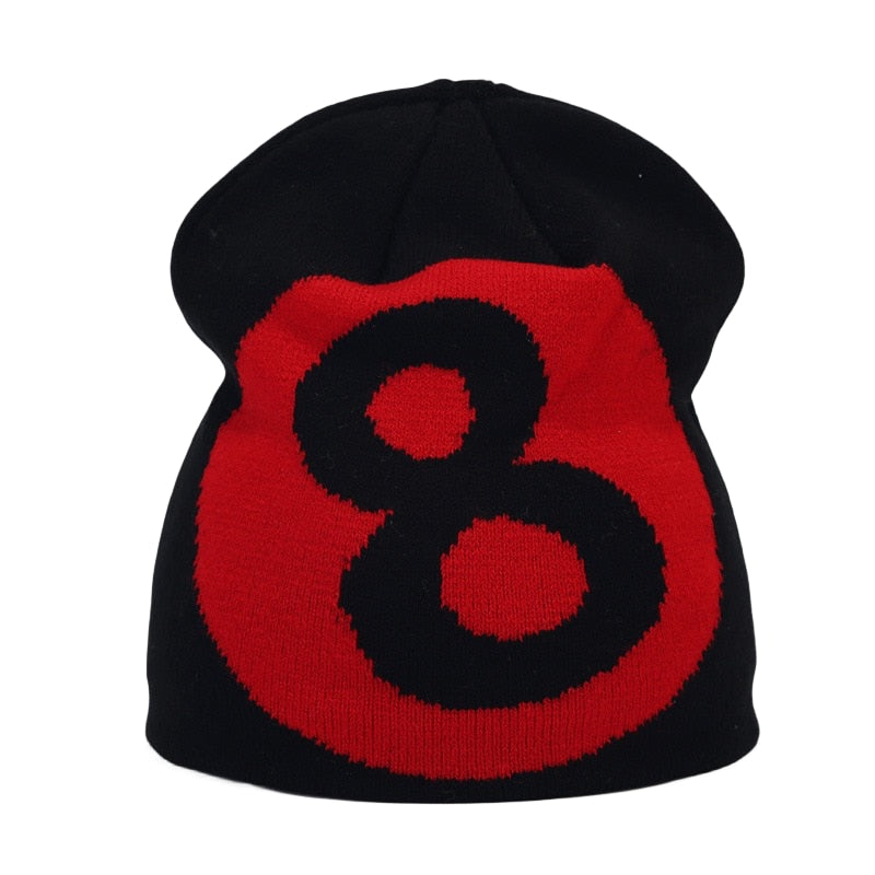 8 Ball Beanies Red