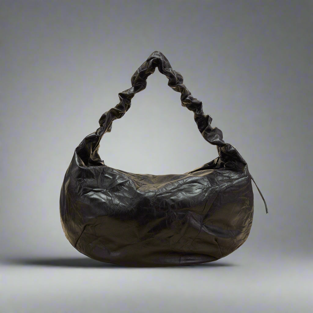 Stylish Crescent Wrinkle Tote