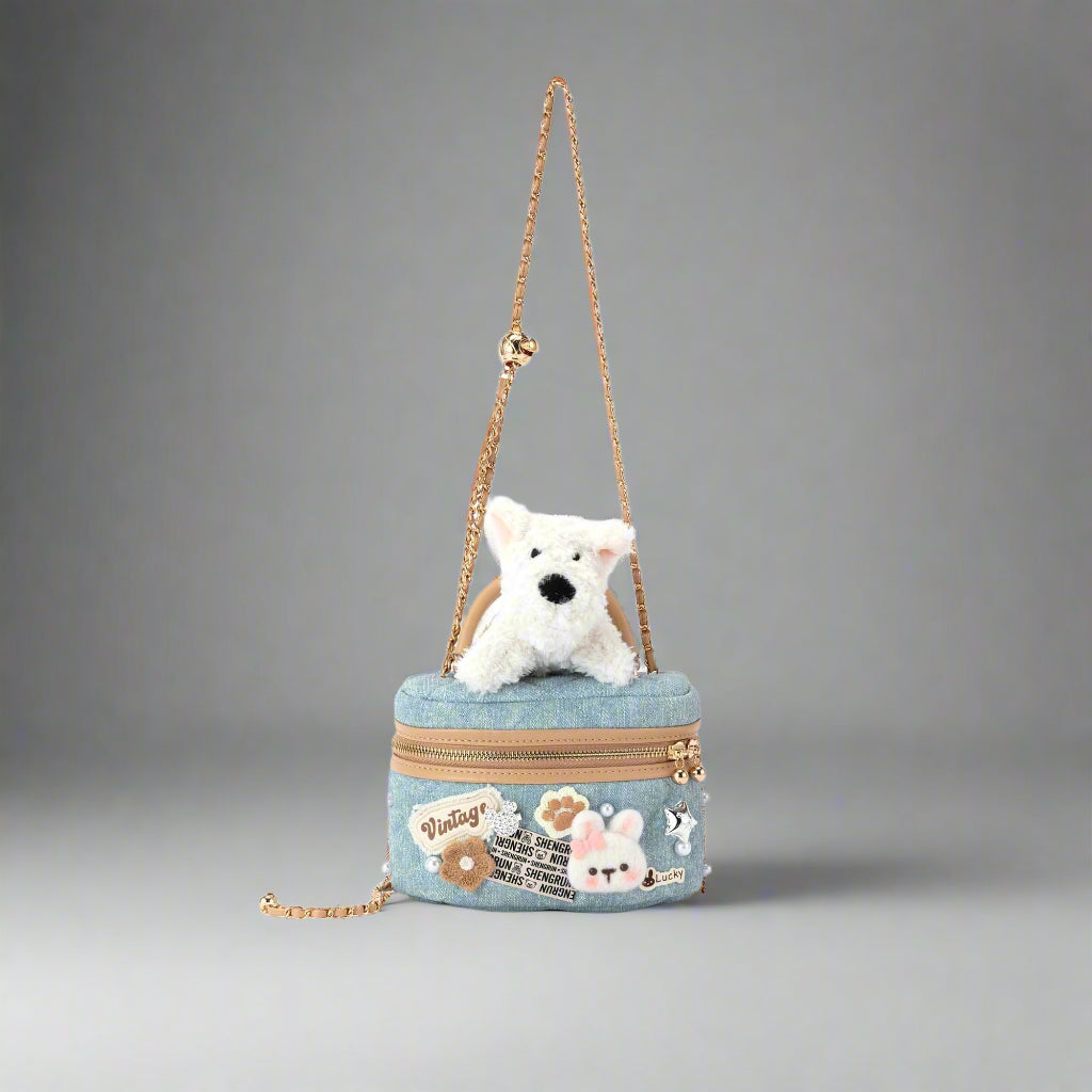 Delightful Dog-Themed Crossbody Bag