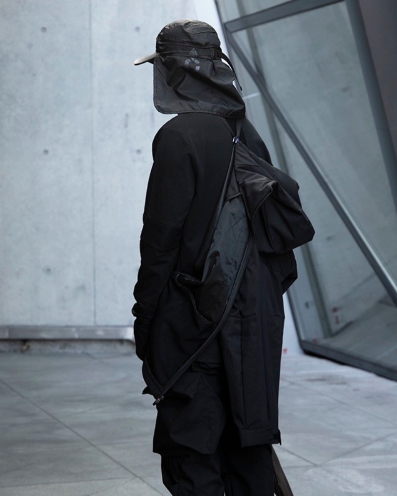 Dynamic Cyberpunk Utility Jacket