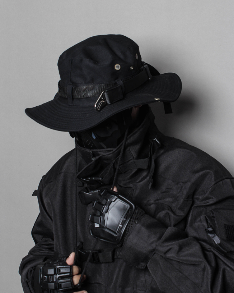 Avant-Garde Drawstring Bucket Hat