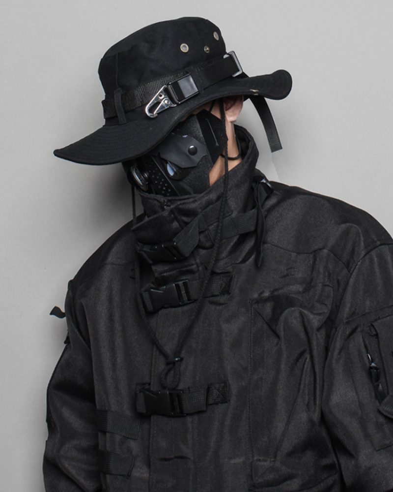 Avant-Garde Drawstring Bucket Hat