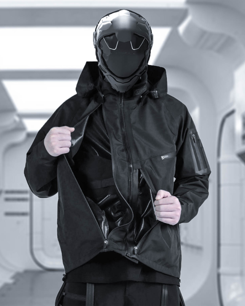 Futuristic Waterproof Cyberpunk Coat