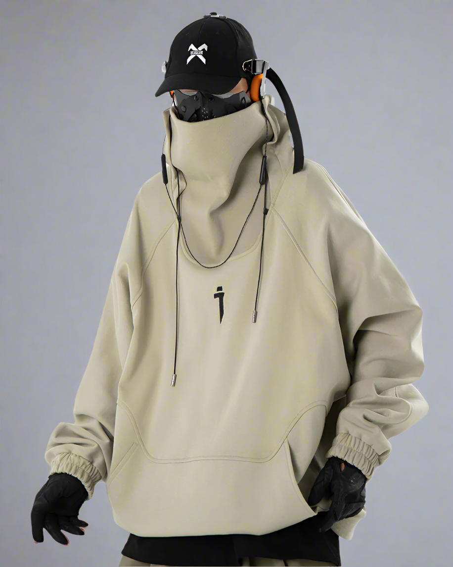 Chic Oversized Futuristic Sweatshirt