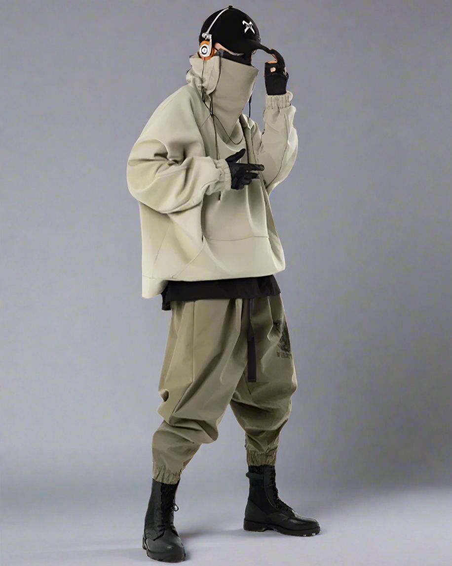 Chic Oversized Futuristic Sweatshirt