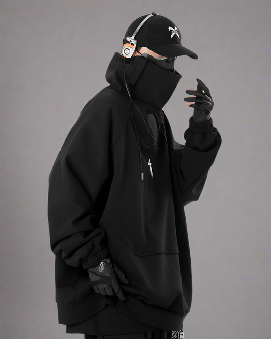 Chic Oversized Futuristic Sweatshirt