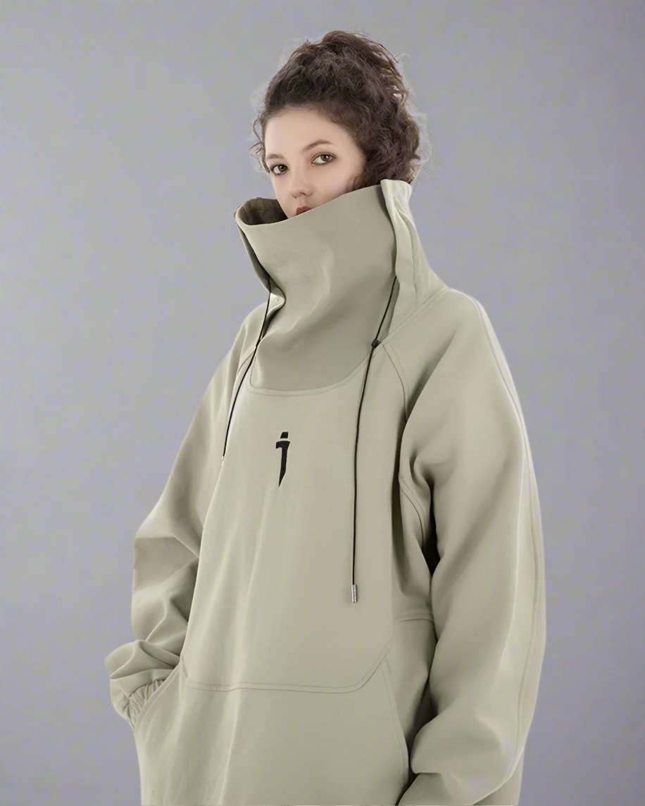 Chic Oversized Futuristic Sweatshirt