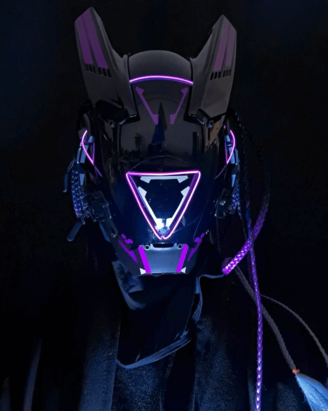 futuristic helmet