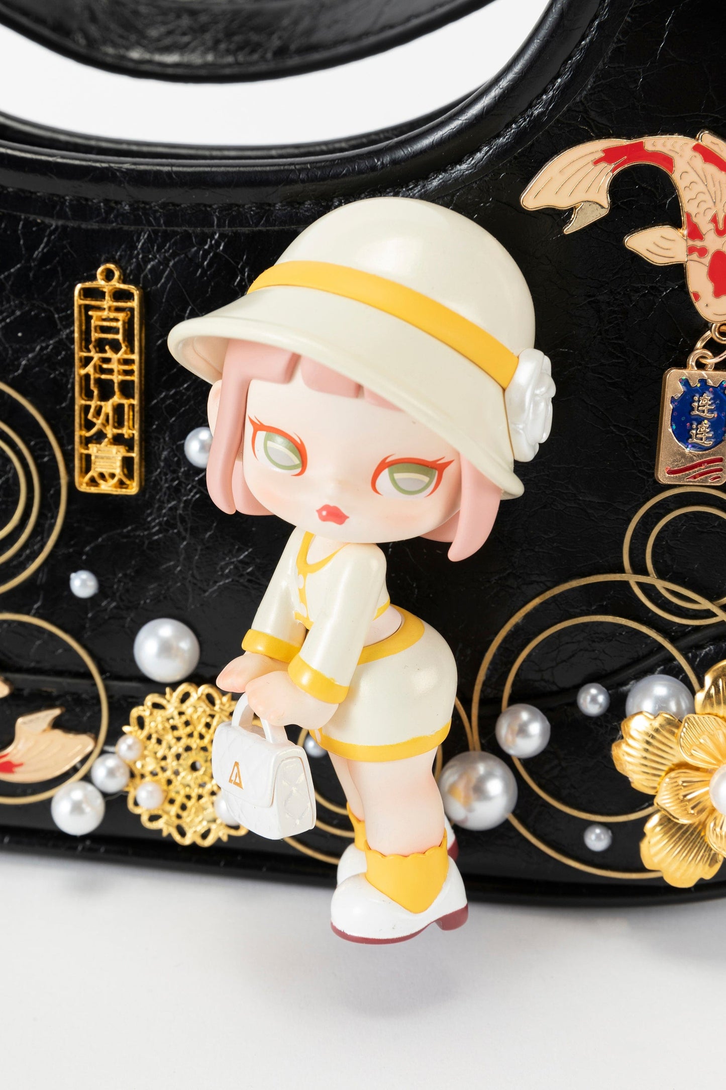 Whimsical Koi & Doll Hobo