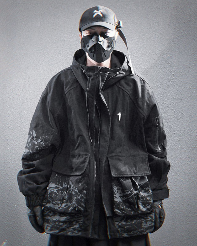 Stylish Graphic Pocket Hoodie