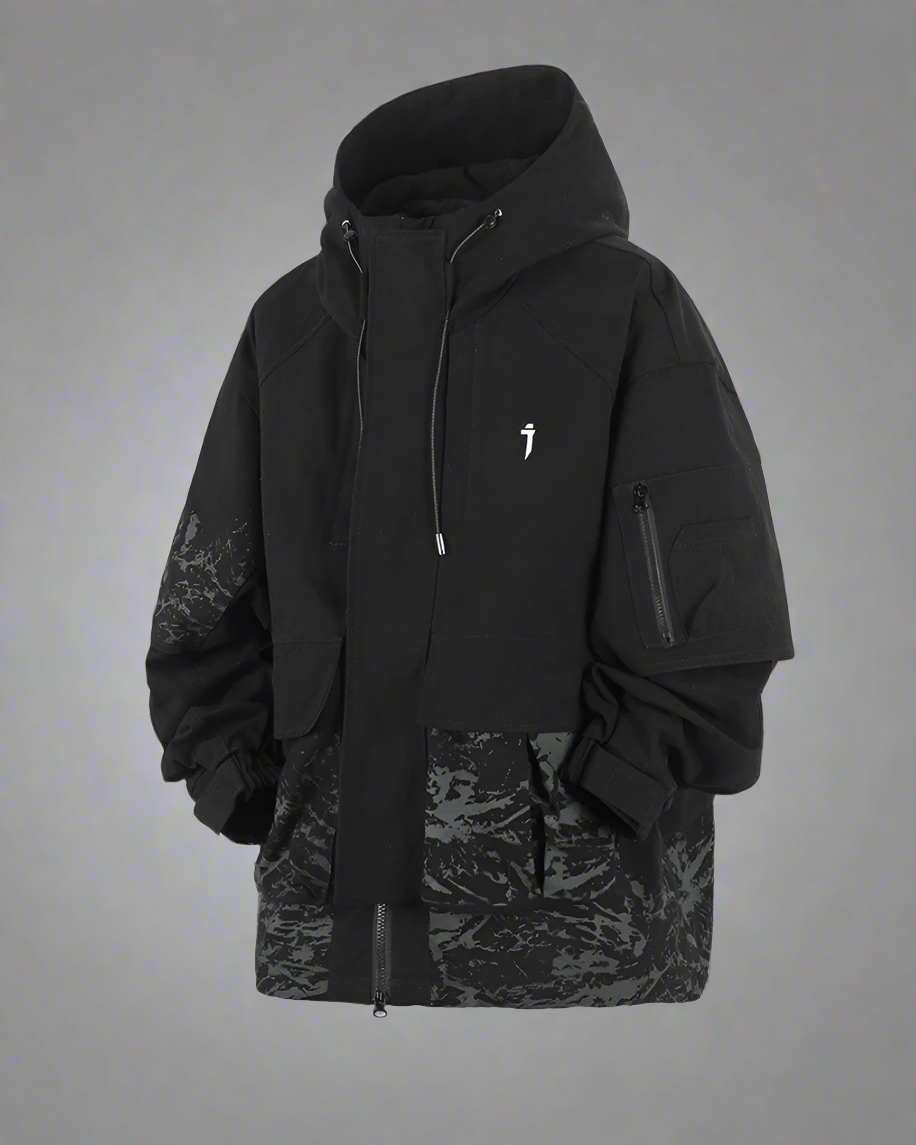 Stylish Graphic Pocket Hoodie