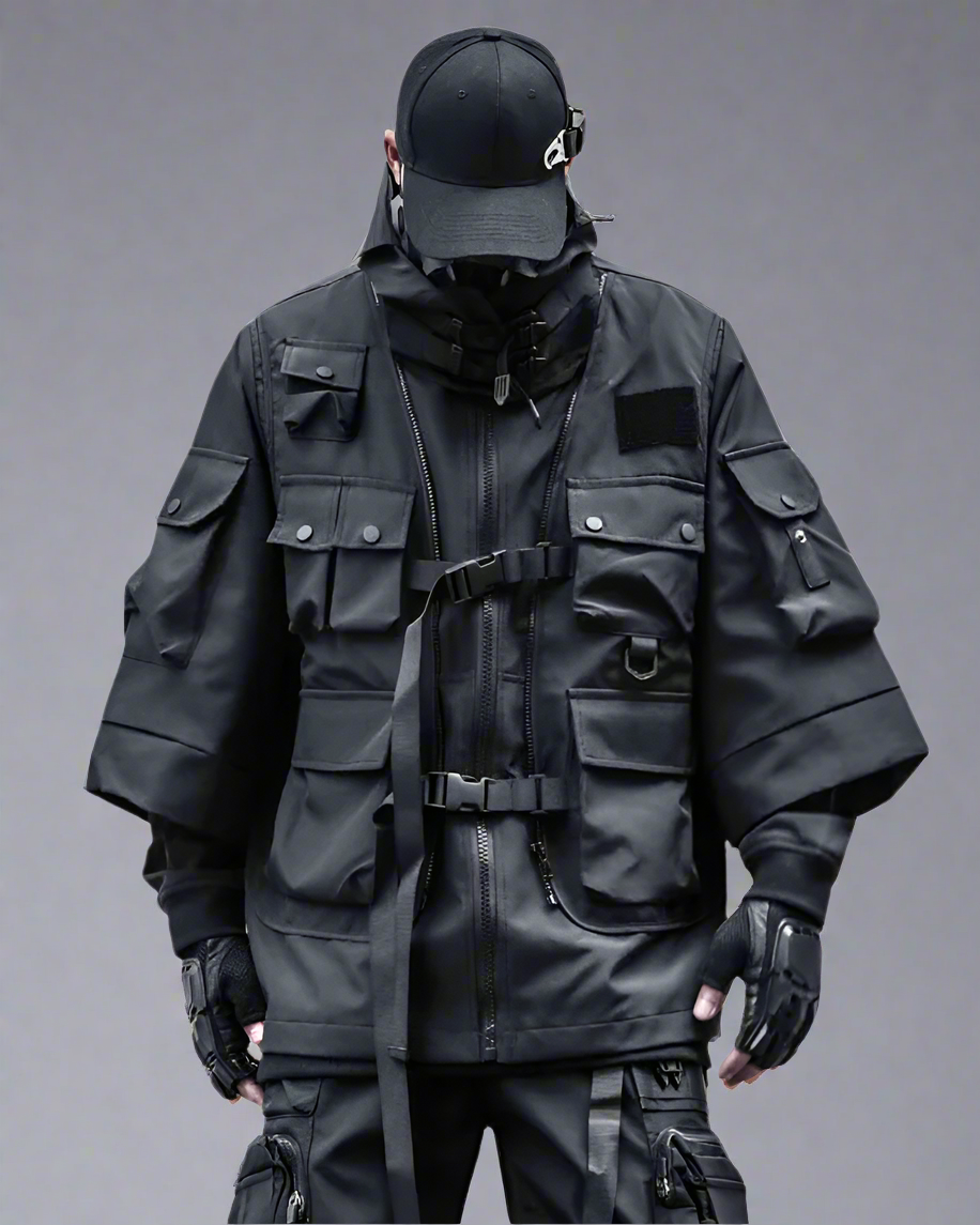 Futuristic Cyberpunk Cloak