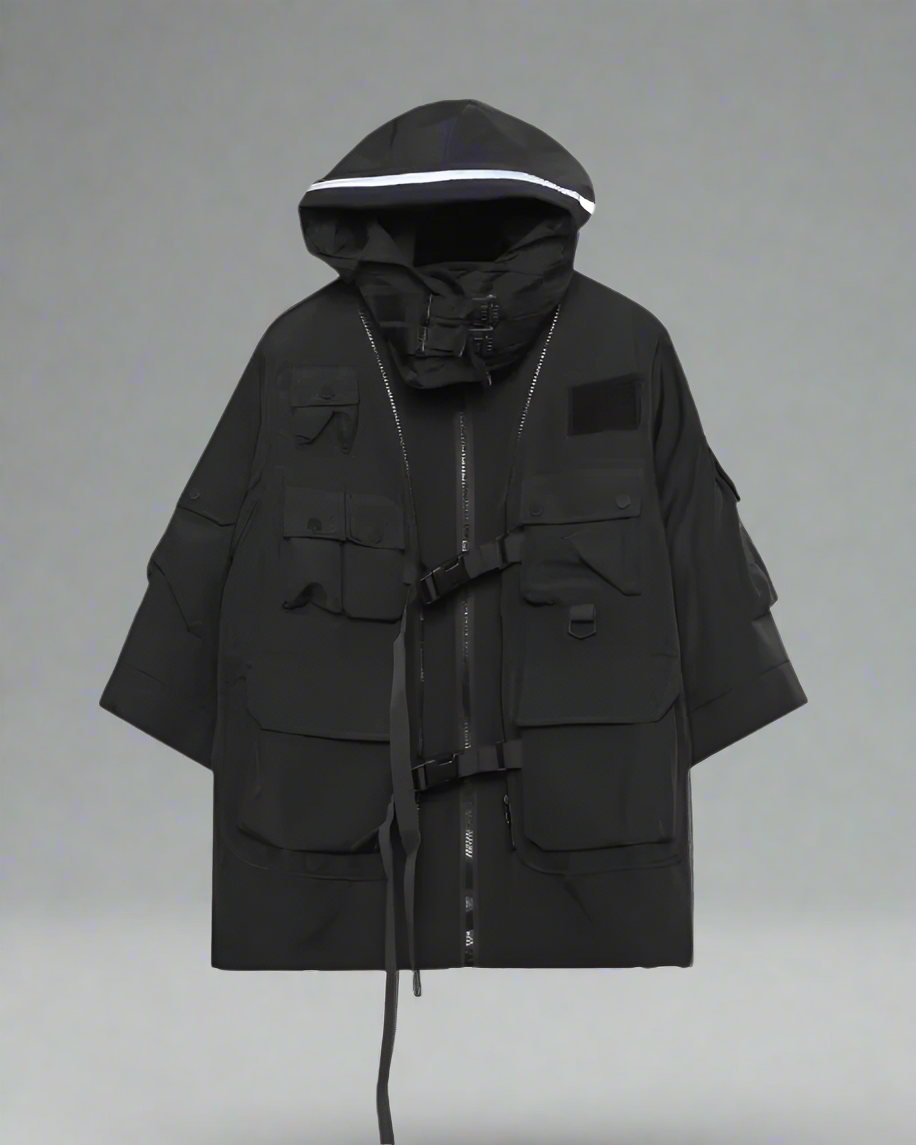 Futuristic Cyberpunk Cloak