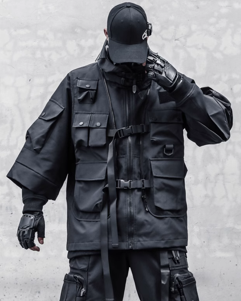 Futuristic Cyberpunk Cloak