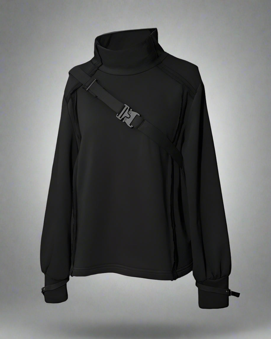 Chic Unisex Dark Apparel Set