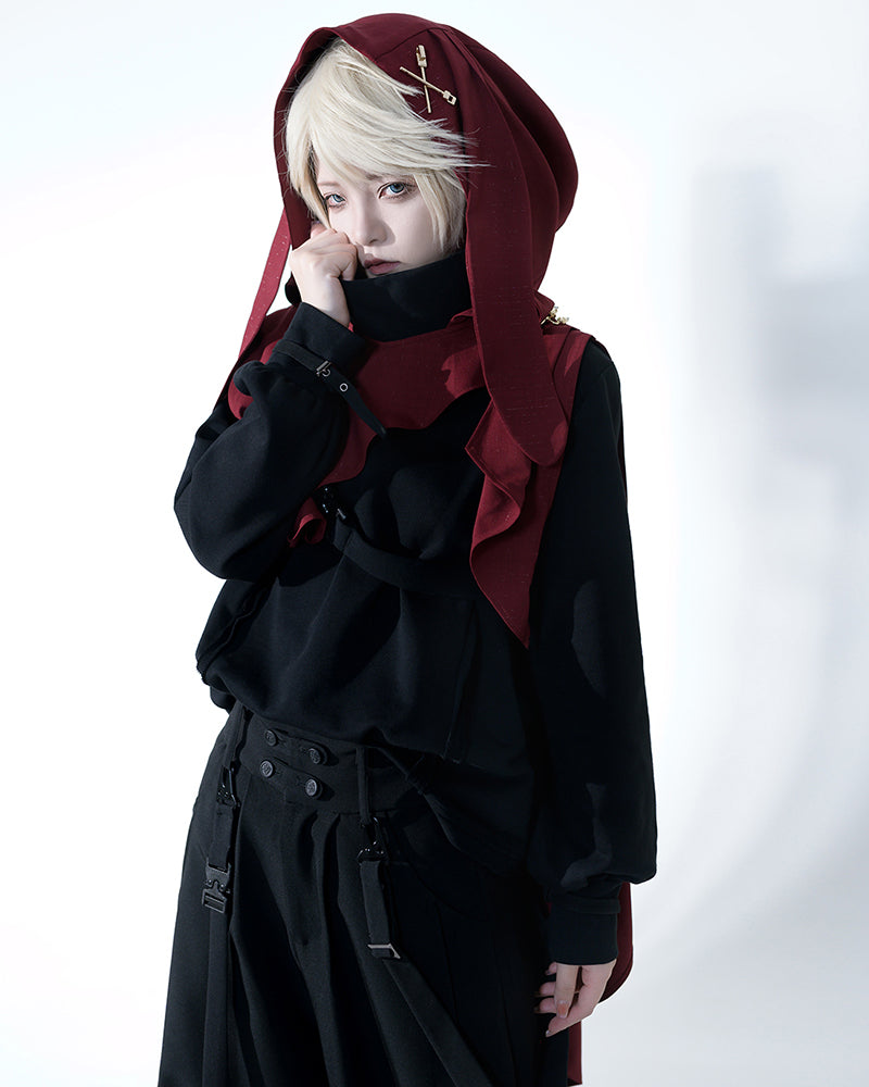 Chic Unisex Dark Apparel Set