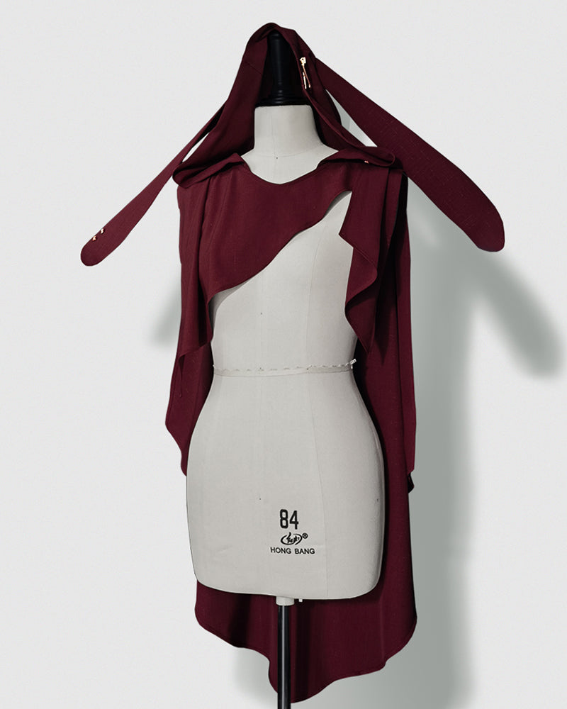 Chic Unisex Dark Apparel Set