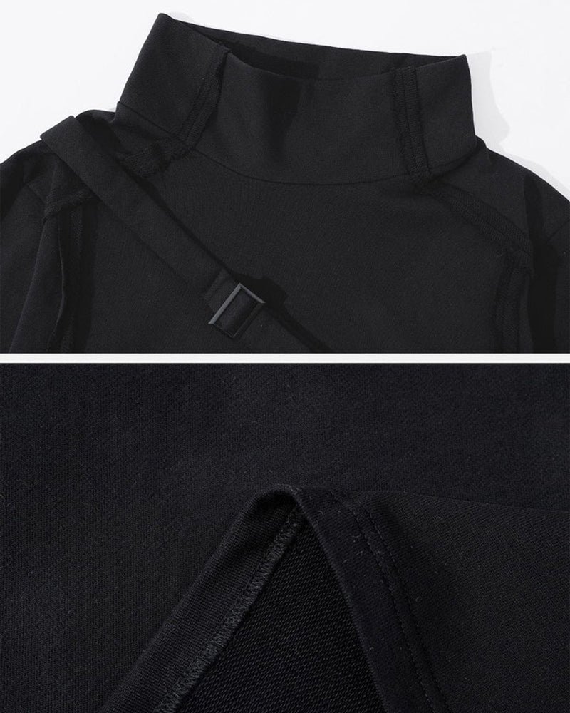 Chic Unisex Dark Apparel Set