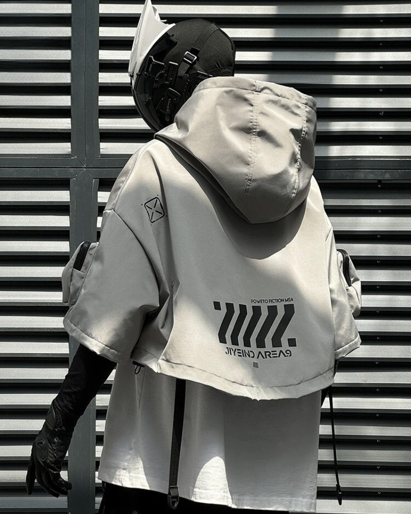 Stylish Hooded Short Cape
