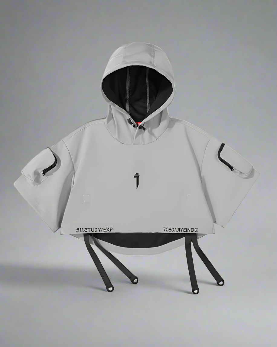 Stylish Hooded Short Cape