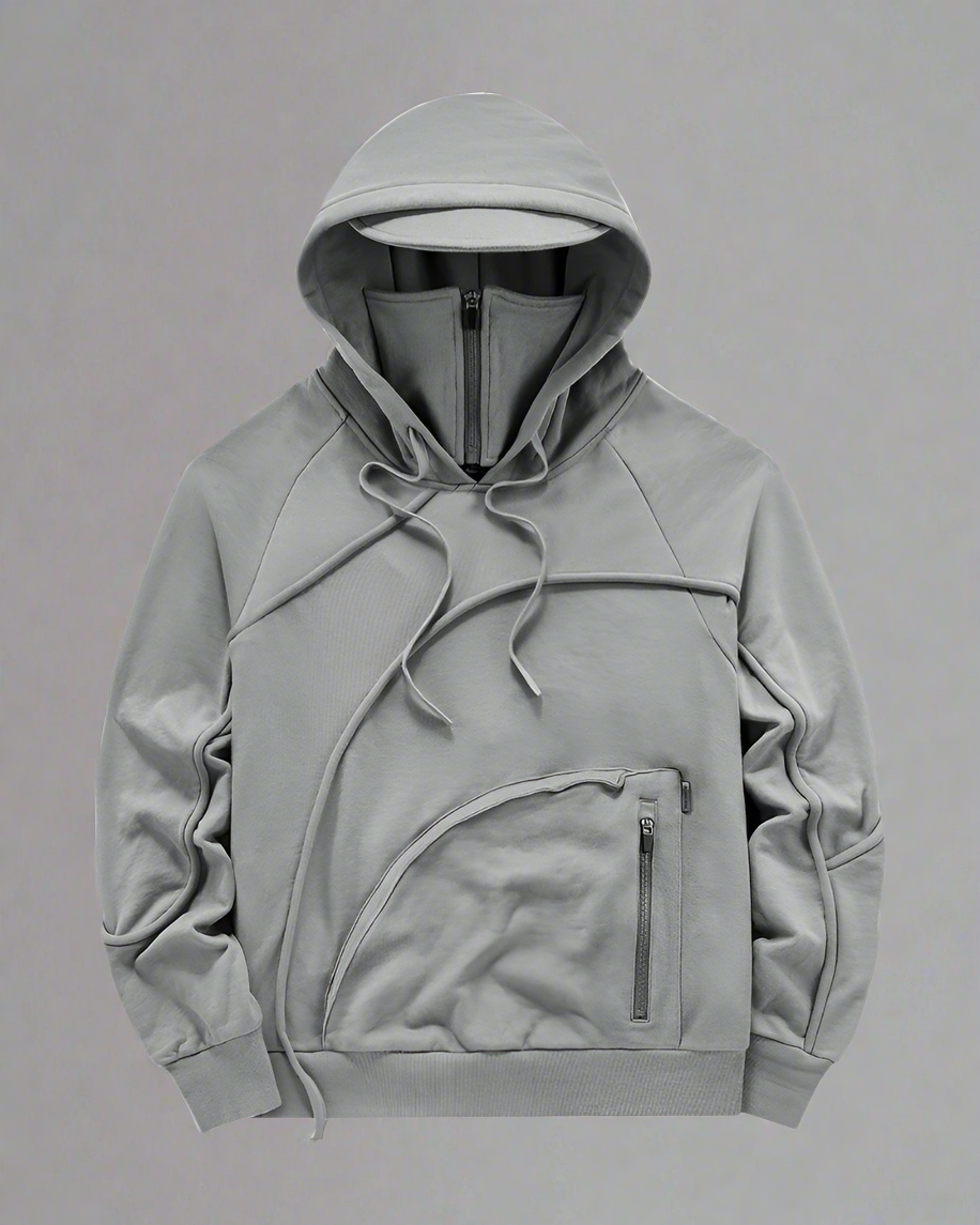 Versatile Hoodie with Hidden Mask