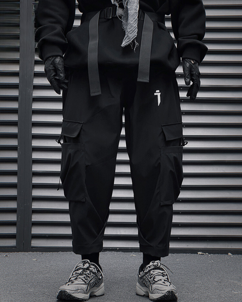 Stylish Black Ankle Cargoes