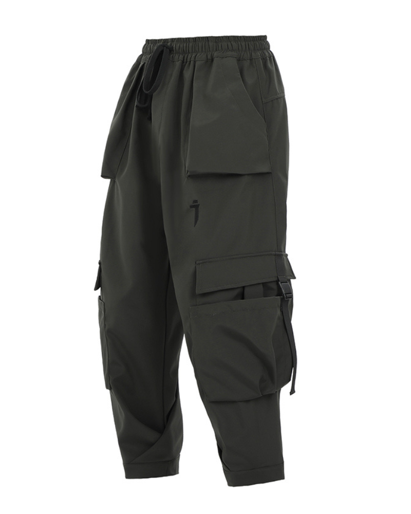 Stylish Black Ankle Cargoes