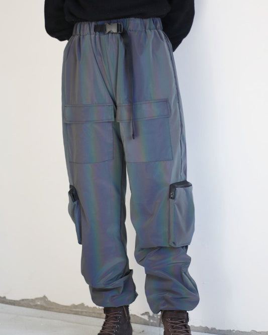 Eye-Catching Reflective Laser Trousers