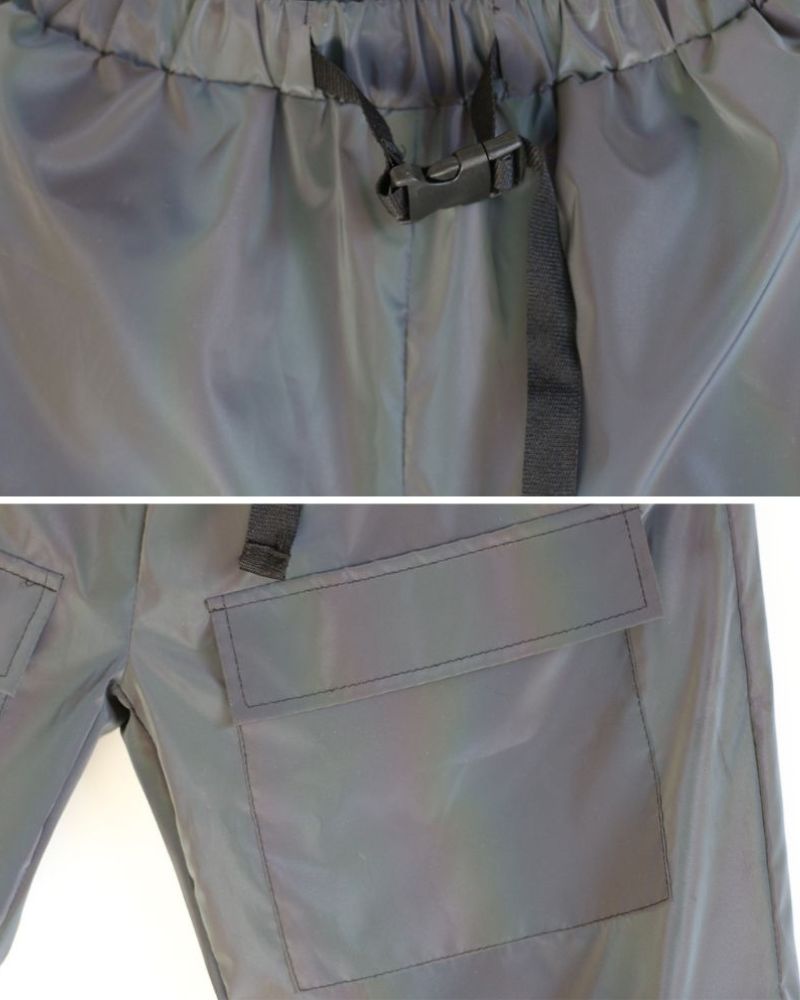 Eye-Catching Reflective Laser Trousers