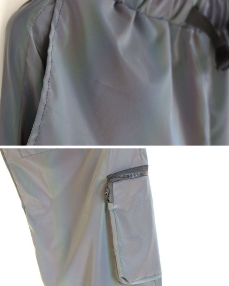 Eye-Catching Reflective Laser Trousers