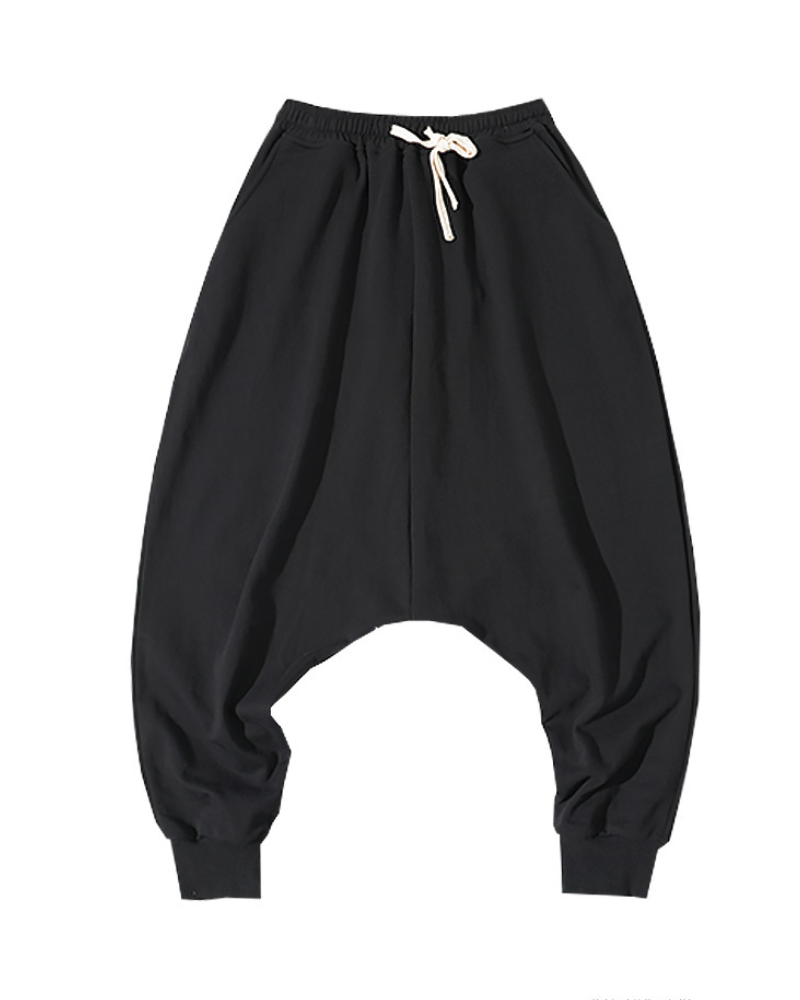 Stylish Drop-Crotch Trousers