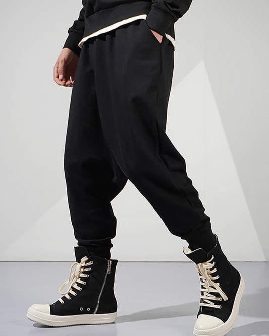 Stylish Drop-Crotch Trousers