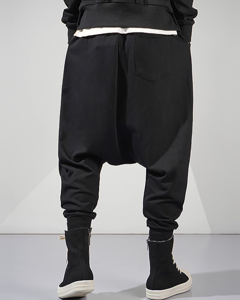 Stylish Drop-Crotch Trousers