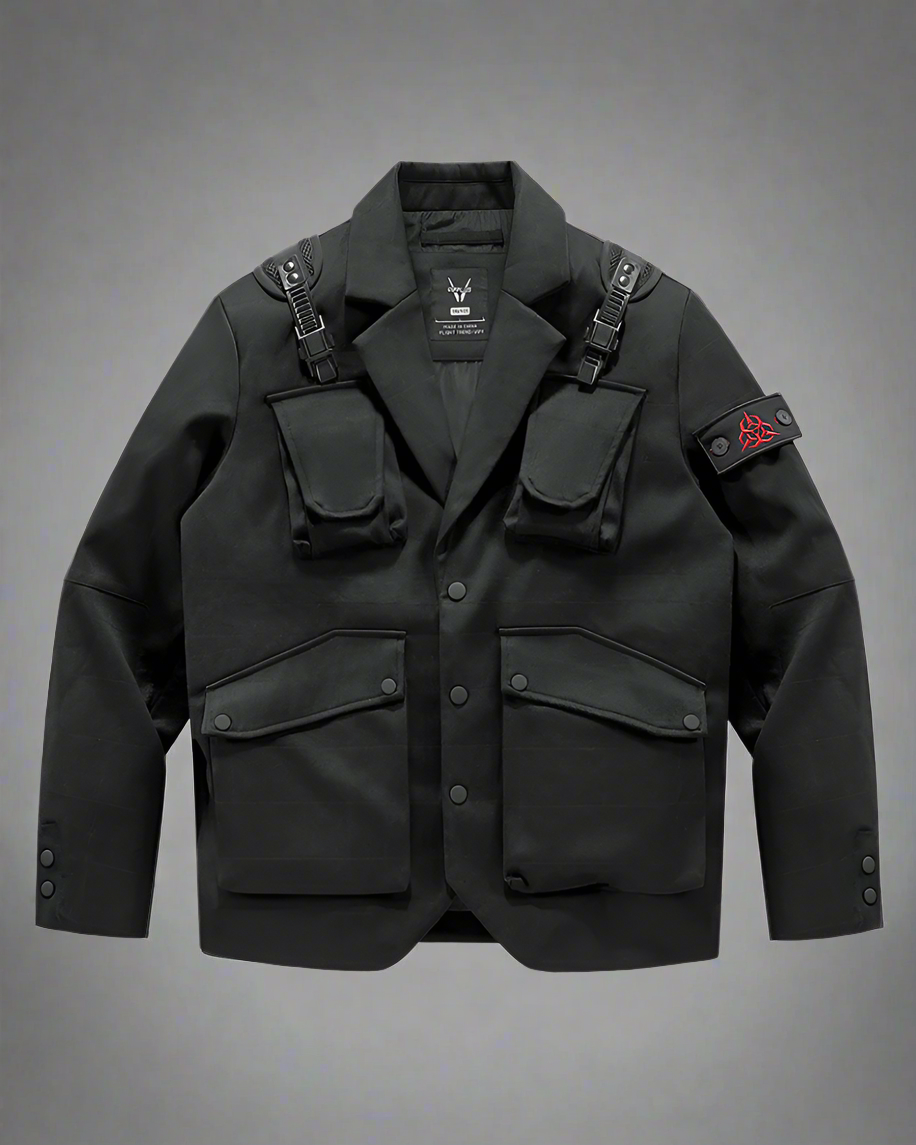 Chic Multi-Pocket Utility Jacket