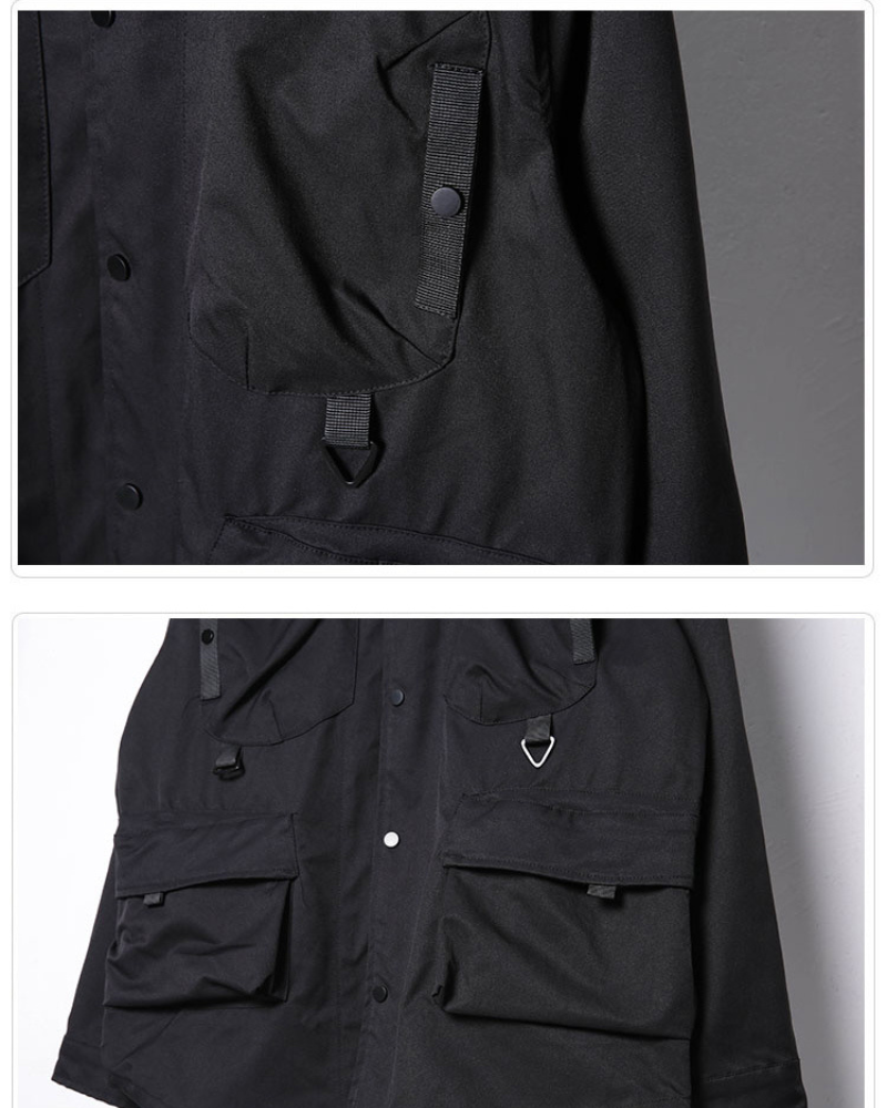 Stylish Patchwork Utility Shirt