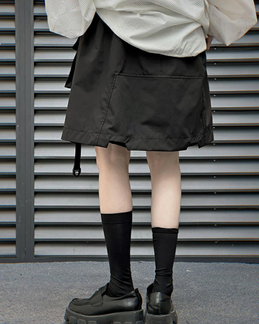 All-in-One Cargo Skirt Shorts