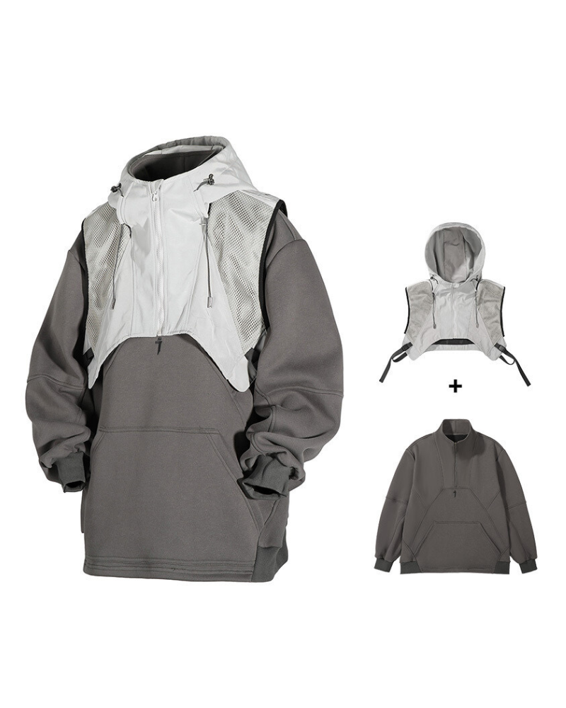 All-Season Layered Hoodie Vest