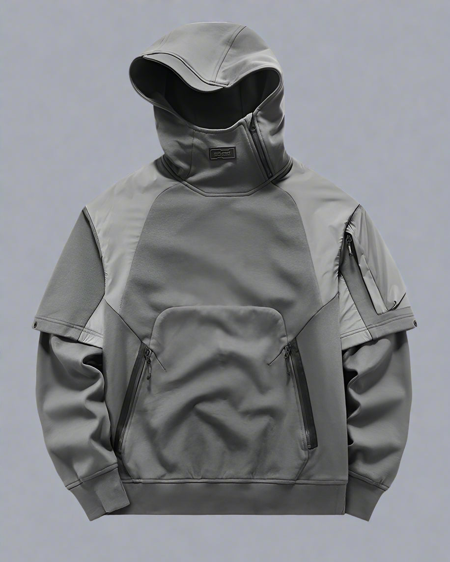 Dynamic Two-Tone Tactical Hoodie
