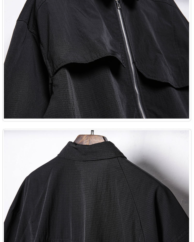 Dynamic Short Sleeve Zip Shirt