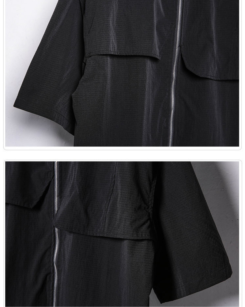Dynamic Short Sleeve Zip Shirt
