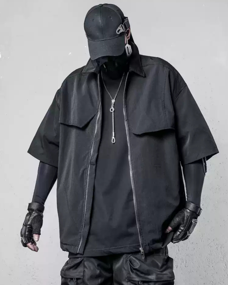 Dynamic Short Sleeve Zip Shirt