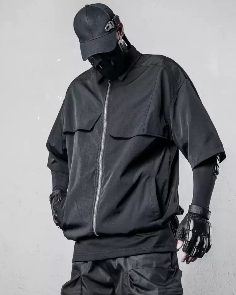 Dynamic Short Sleeve Zip Shirt