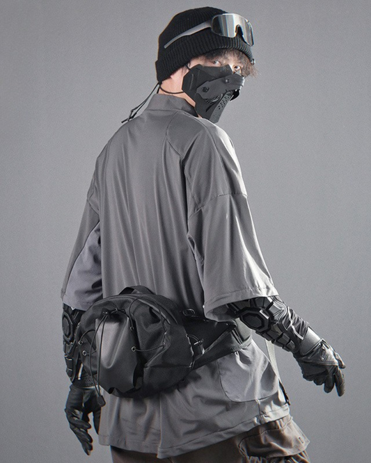 Chic Zippered Collar Top